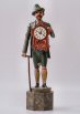Uhrenmännchen - klokkenmannetje, Schappuhr clock figure ca. 1840.